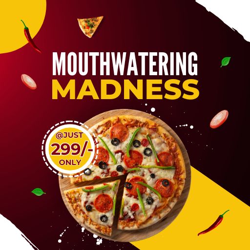 PIZZA 12” : Just 299/- Only